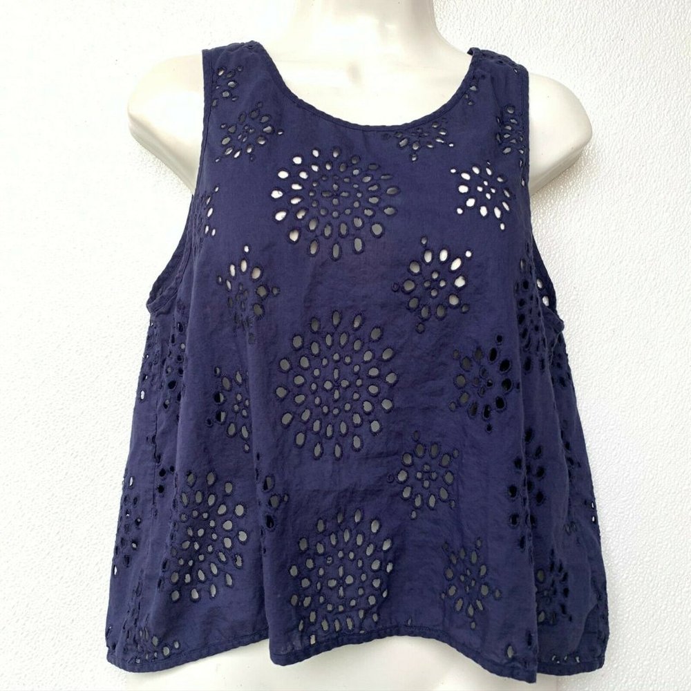 Jack Willis‎ Women's Blouse Size 6 Navy Blue Sleeve